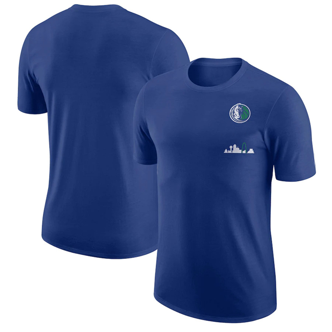 Men's Dallas Mavericks 2022/23 City Edition Blue T-Shirt
